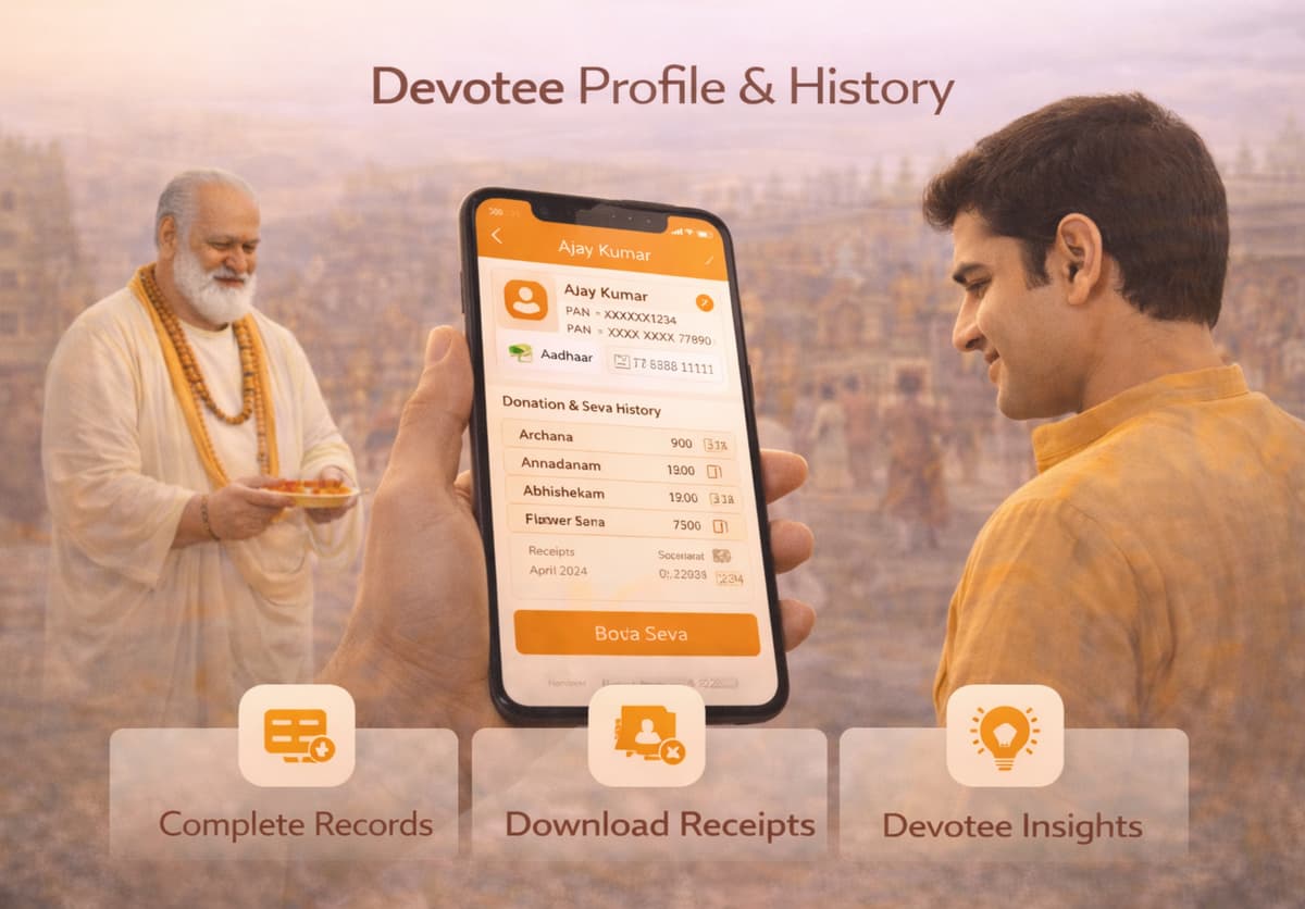 Devotee Registration Interface